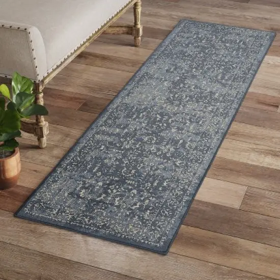 Overprint Persian Splatter Tufted Rug - Threshold image {2}