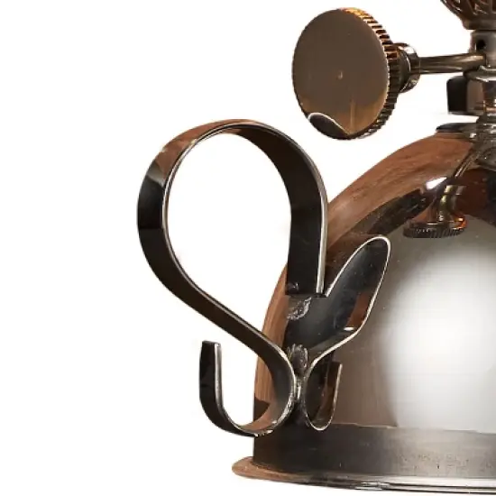 Kings County Tools 9-Inch Tall Nickel Oil Lamp image {3}