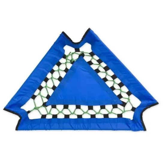 HearthSong 10' diam. x 5'H SunRise Geometric Climbing Dome with Star Hammock and Two Bungee Net Chairs image {13}