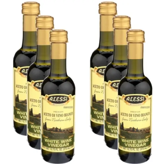 Alessi White Wine Vinegar - Case of 6 - 12.75 fl oz image {2}
