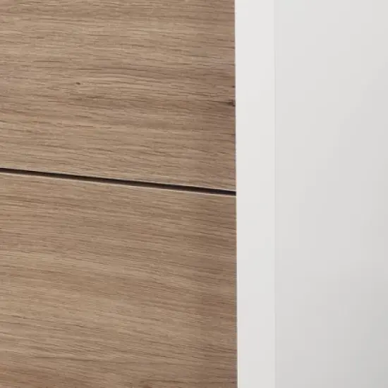 Cookie Changing Table - Pure White and Rustic Oak - South Shore image {8}