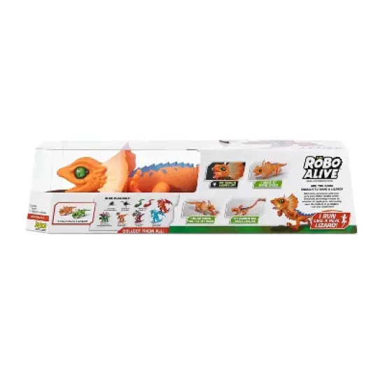 Robo Alive Robotic Orange  Lizard Toy by ZURU image {5}