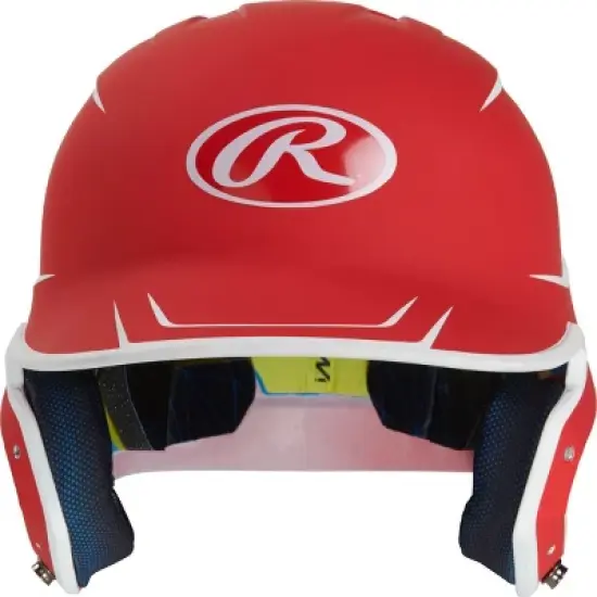 Rawlings Mach Two-Tone Matte Batting Helmet image {3}