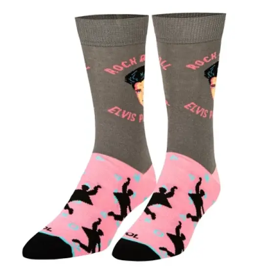 Odd Sox, Elvis Presley, The King of Rock N Roll Men's Socks, Fun Collector Gifts image {10}
