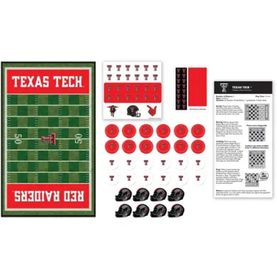 MasterPieces Officially licensed NCAA Texas Tech Red Raiders Checkers Board Game for Families and Kids ages 6 and Up image {2}