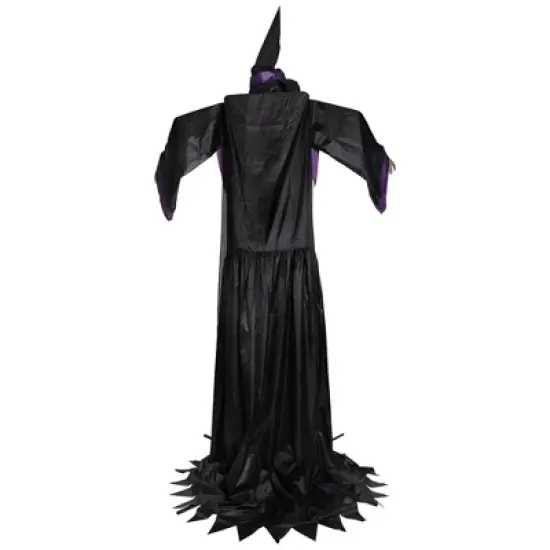 Northlight Huge Lighted and Animated Talking Witch Commercial Outdoor Halloween Decoration - 15' image {9}