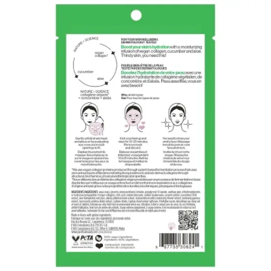 Pacifica Vegan Collagen Hydrate and Plump Facial Mask - 0.67fl oz image {1}