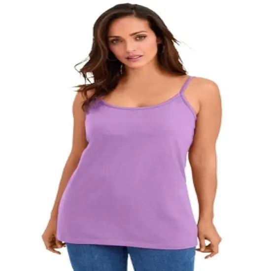 Jessica London Women&rsquo;s Plus Size Cami Top with Adjustable Straps image {6}