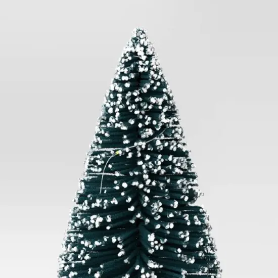 2pk Christmas Lit Sisal Tree Decor Green - Wondershop&trade; image {2}