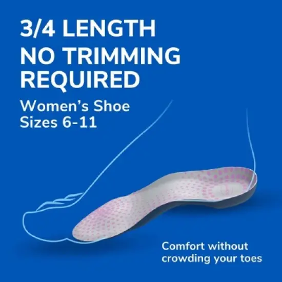 Dr. Scholl's Comfort Tri-Comfort Shoe Insoles for Women - Size 6-10 image {7}