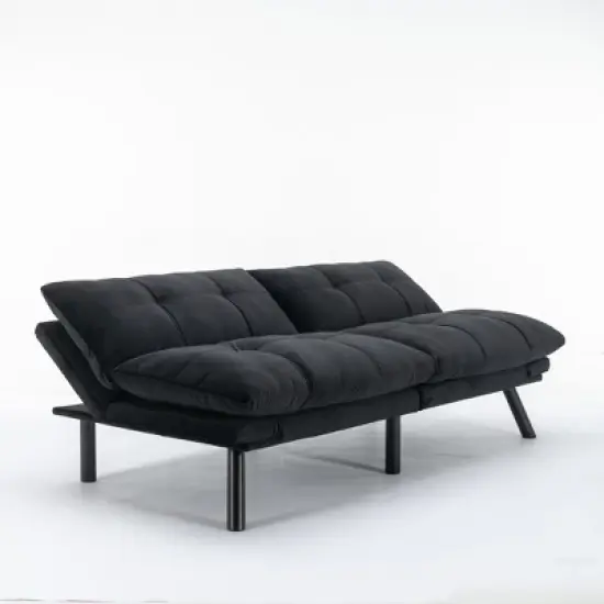 Airsurfer Modern Convertible Sofa Bed &uml;C Folding Sleeper Couch with Pillow-Top Tufted Cushions and Adjustable Backrest for Living Room image {7}