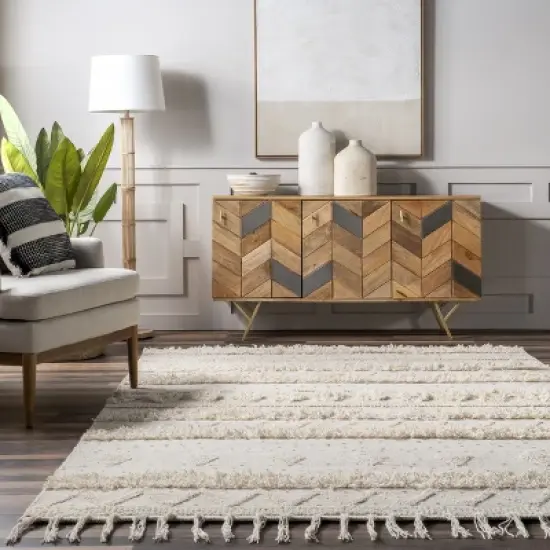 Arvin Olano x RugsUSA - Chandy Textured Wool Area Rug image {7}