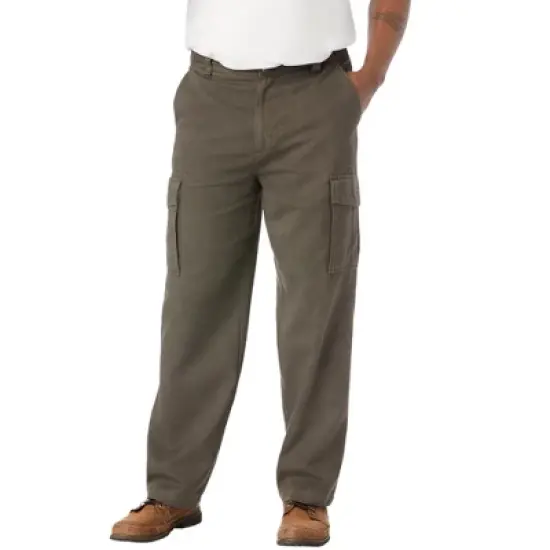 Boulder Creek by KingSize Men's Big & Tall  Renegade Side-Elastic Waist Cargo Pants image {7}