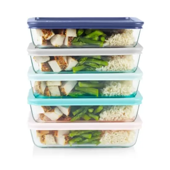 Pyrex 10pc Glass Meal Prep Set image {2}