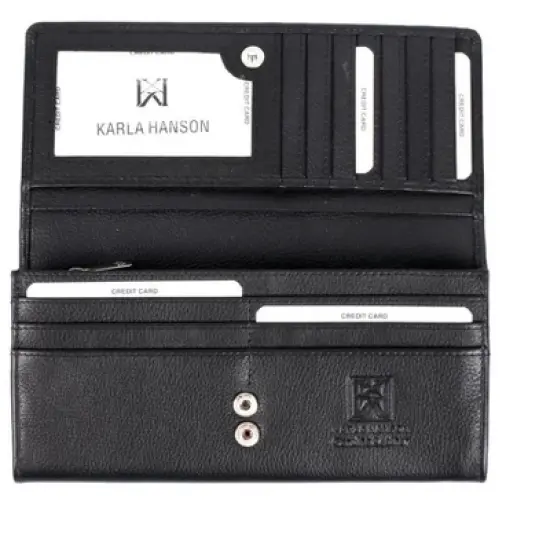 Karla Hanson Women's RFID Leather Bifold Wallet image {2}