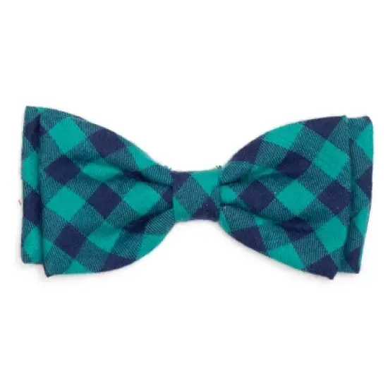 The Worthy Dog Buffalo Check Plaid Bow Tie Adjustable Collar Attachment Accessory image {4}
