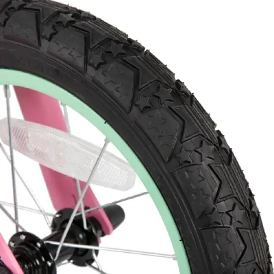 JOYSTAR Kids Bike for 2-7 Years, 12" 14" 16" Girls Toddler Bicycle with Training Wheels & Coaster Brake, Rainbow Bike, Macarons image {8}