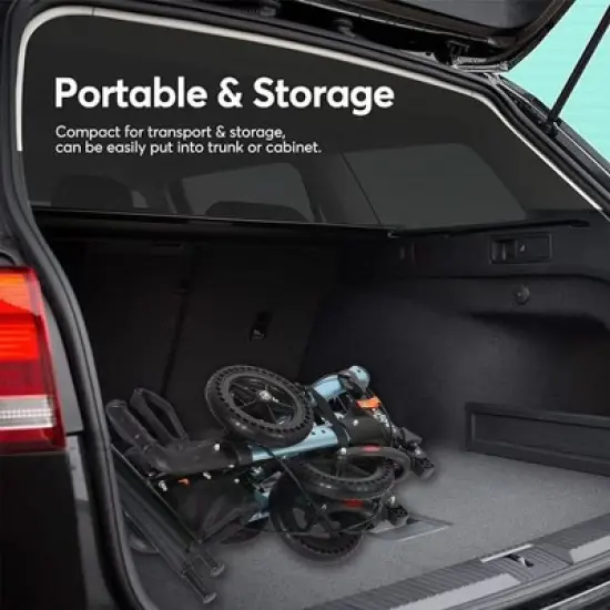 JUJABU Lightweight Foldable Rollator Walker with Seat, 8" All-Terrain Rubber Wheels, Backrest, Handles, Aluminum Frame for Seniors & Adults image {6}