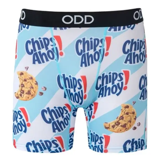 Odd Sox Men's Graphic Print Funny Boxer Briefs, Chips Ahoy Cookies image {5}