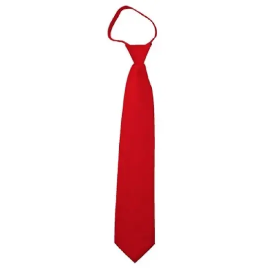 Men's Solid Color Zipper Neckties image {4}