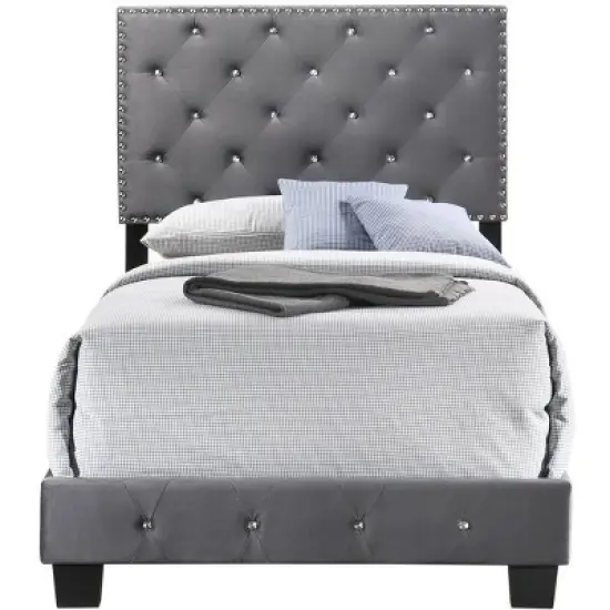 Passion Furniture Suffolk Twin Panel Bed image {1}