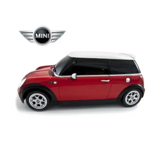 Link Ready! Set! Go!1:14 RC Mini Cooper Toy Car, Realistic Remote Control Car Model - Red image {5}