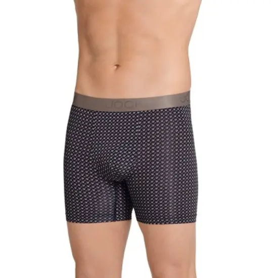 Jockey Men Lightweight Travel Microfiber 5" Boxer Brief image {9}