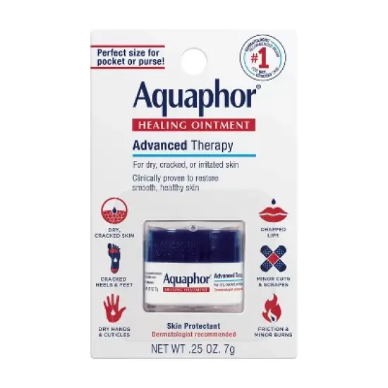 Aquaphor Healing Ointment Skin Protectant Advanced Therapy Moisturizer for Dry and Cracked Skin Unscented image {5}