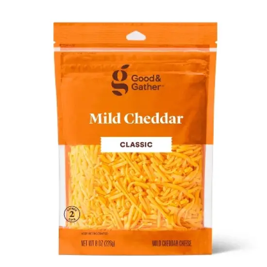 Shredded Mild Cheddar Cheese - 8oz - Good & Gather&trade; image {4}