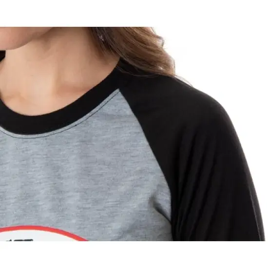 Riverdale Women's Southside Serpents Raglan Sleep Shirt Pajama Nightgown image {4}