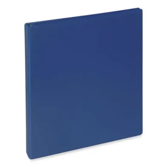 Universal Slant D-Ring View Binder, 3 Rings, 1.5" Capacity, 11 x 8.5, Navy Blue image {3}