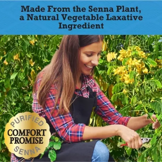 Senokot-S Natural Vegetable Laxative Ingredient Plus Stool Softener Tablets image {4}