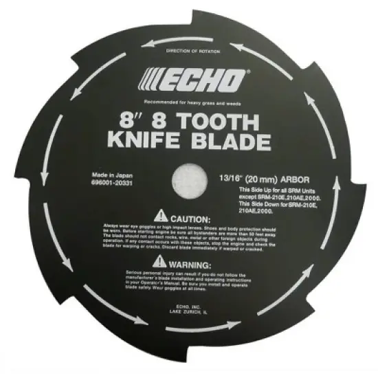 Echo Genuine 8" Brush Cutting Blade - 69600120331 image {3}