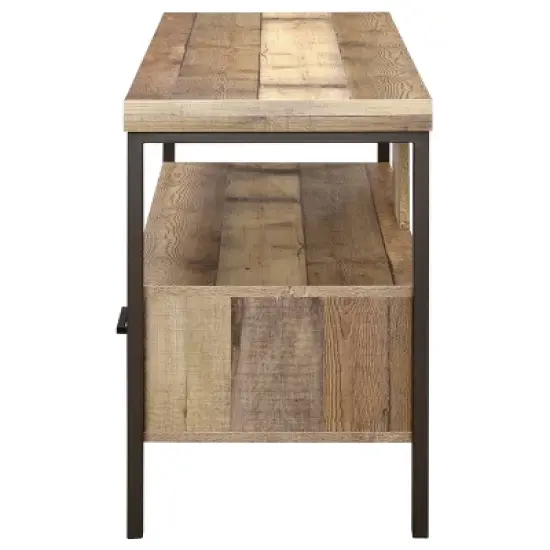 Morello 2 Drawer TV Stand for TVs up to 55" Weathered Pine - Coaster image {4}