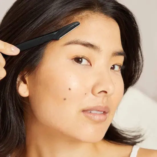 Kitsch Dermaplaning Set Facial Rollers - Black - 12pc image {1}