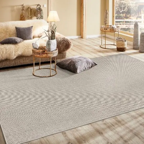 World Rug Gallery Solid Contemporary Indoor/Outdoor Area Rug image {9}