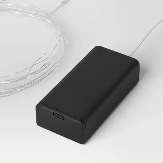 30ct LED Battery Operated Dewdrop Fairy String Lights - Wondershop&trade; image {3}