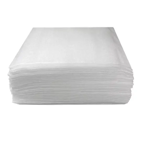 UBMOVE 7-3/8" x 7-1/2" White Foam Pouches for Cups (25 Pack) Protect Dishes image {4}