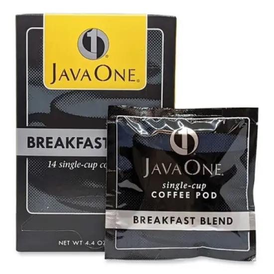 Java One Coffee Pods, Breakfast Blend, Single Cup, 14/Box image {7}