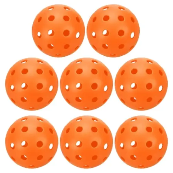 Unique Bargains 40 Holes Durable Precision Good Balance Application Pickleball Balls 8 Pcs image {8}
