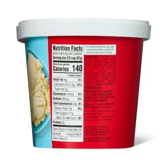 Vanilla Light Ice Cream - 48oz - Market Pantry&trade; image {1}