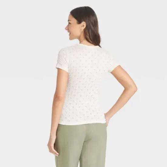 Multi Textured Hoop Trio Earring Set 3pc - A New Day&trade; Gold: Nickel-Free Metal, Hinge Closure, Lightweight Design image {10}