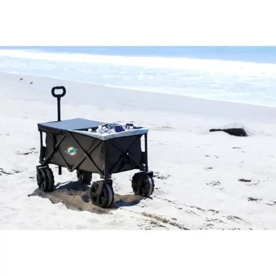 NFL Miami Dolphins All Terrain Portable Utility Wagon image {3}