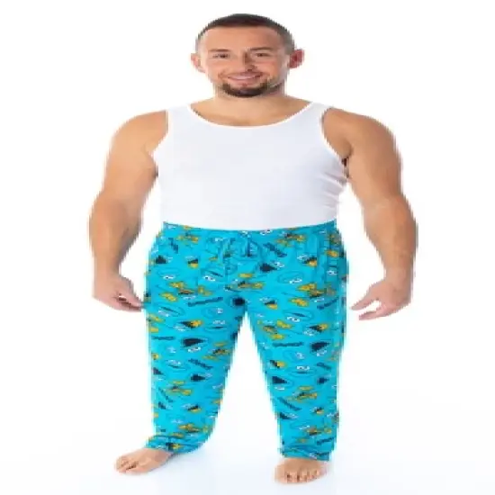 Sesame Street Men's Cookie Monster Savage Sleep Lounge Pajama Pants image {3}