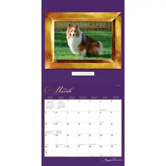 Browntrout 2024 Wall Calendar 12"x12" Doggie Doo Doo image {2}
