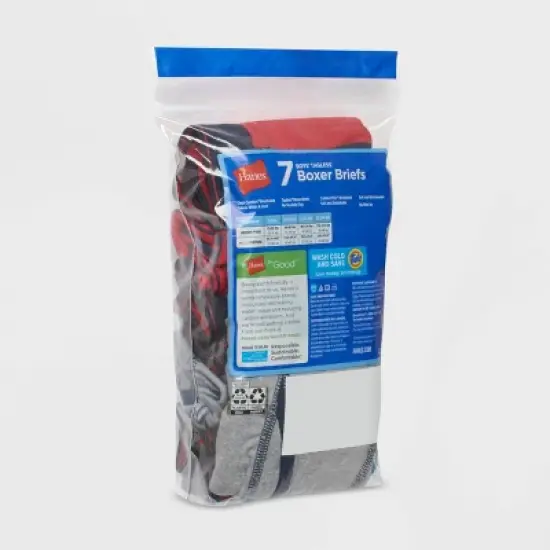 Hanes Boys' 7pk Boxer Briefs - Colors Vary image {2}