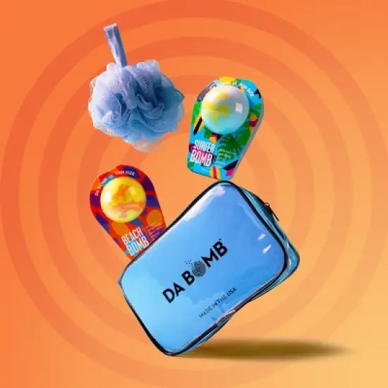 Da Bomb Bath Fizzers Sun & Sand Bath Bomb Gift Set - 3ct image {2}