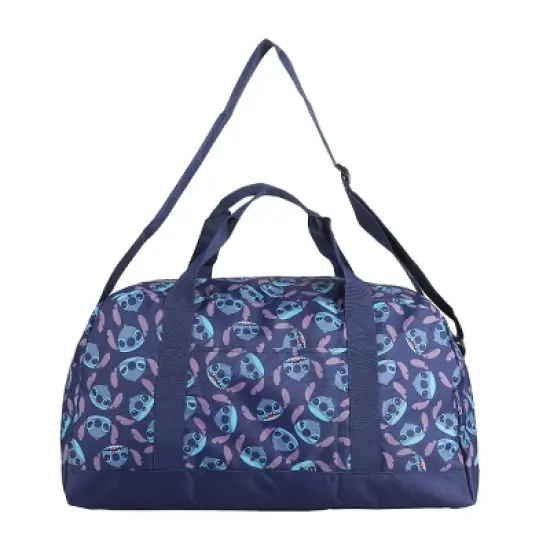 Lilo & Stitch All-Over Stitch Face Print Blue 21&rdquo; Packable Duffel image {7}
