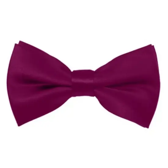 Men's Solid Color 2.5 W And 4.5 L Inch Pre-Tied adjustable Bow Ties image {39}