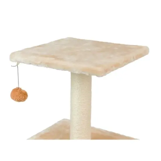 Armarkat Real Wood Cat Tree With Condo And Scratch Post 42 Height Beige A4201 image {5}